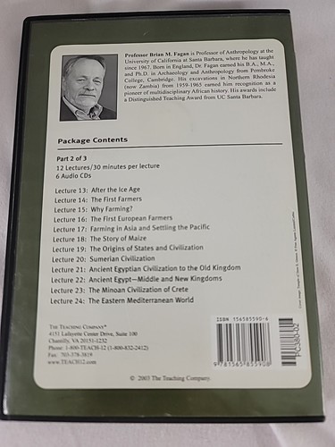 Human Prehistory and the First Civilizations Parts I-III 16 CD -No Book -FR SHIP - Imagen 5 de 9