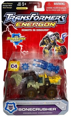 Transformers Energon Bonecrusher 2004 Action Figure NEW Powerlinx Combiner C4