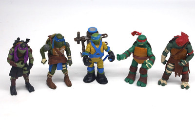 TMNT Teenage Mutant Ninja Turtles Figure Lot 5 Playmates Nickelodeon