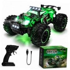 1:18 Remote Control RC Cars, 2-Speed RC Truck Toys Gifts for Kids Green