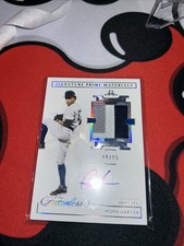 2021 Panini Flawless - Rookie Patch Autographs Deivi Garcia #RPA-DG Emerald /5