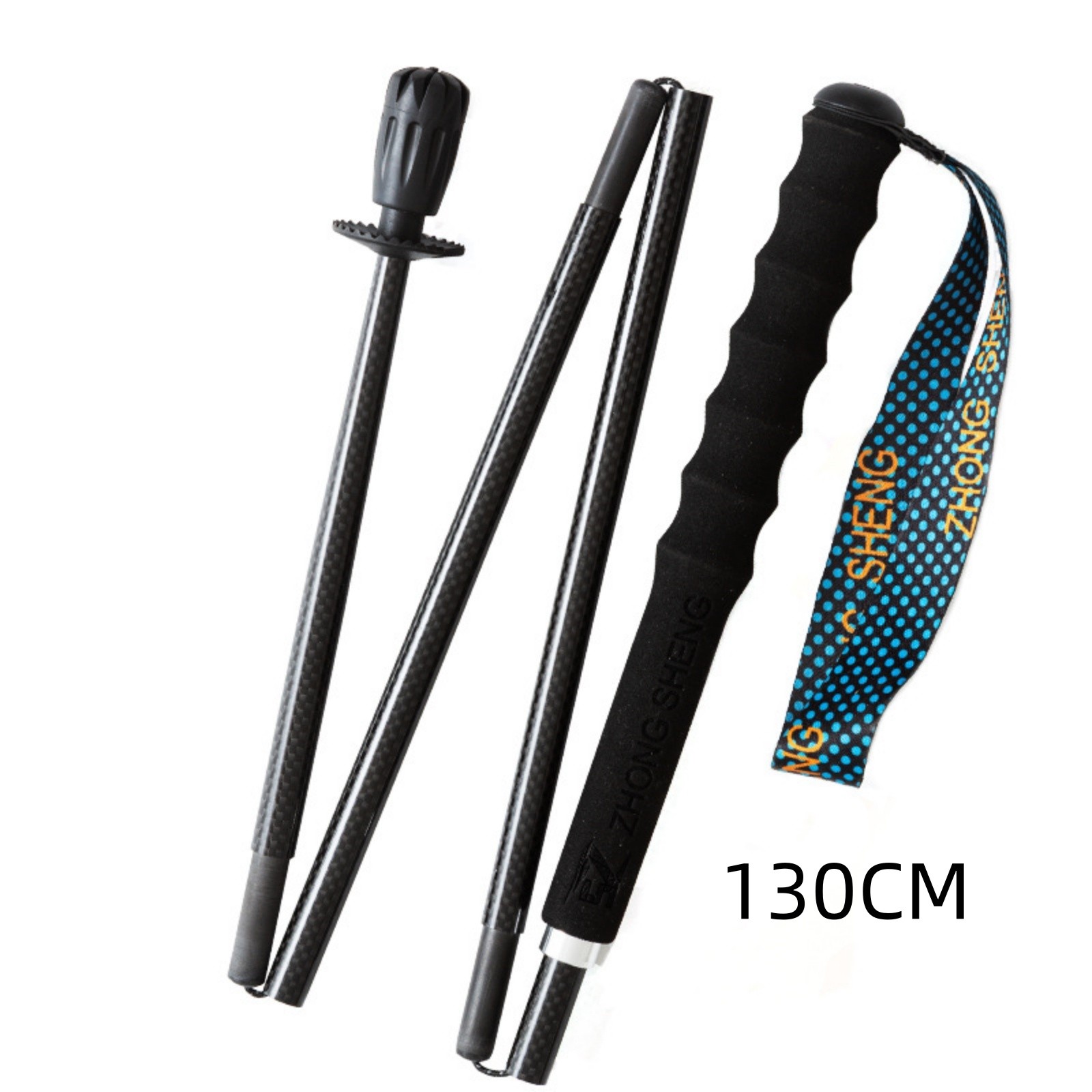 Trekking Trail Running Pole Ultra Light 3K Carbon Fiber Material Foldable