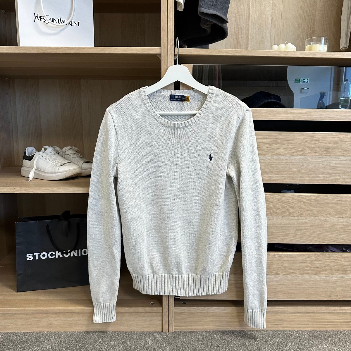 Cotton Crewneck Sweater Ralph Lauren Knitwear Womens Polo