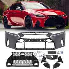For 2017-2020 Lexus IS 200t IS300 Is350 To 2021+ Front Bumper Conversion Kit US