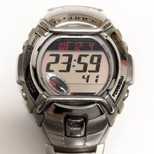 Casio G-Shock G-3101 Digital Watch 51mm Metal Bezel EL Light Battery Replaced