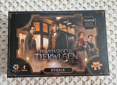 Winning Moves Phantastische Tierwesen Puzzle 500 Teile mit Poster, Nr. 11521