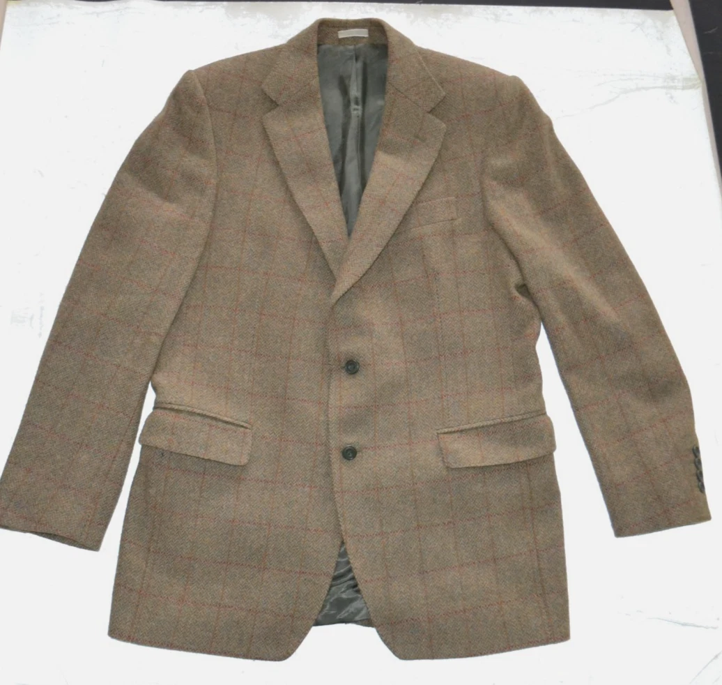 MAGEE Donegal Tweed Jacket - Mens Clady - Forest Green With Subtle Ove – A Farley Country Attire