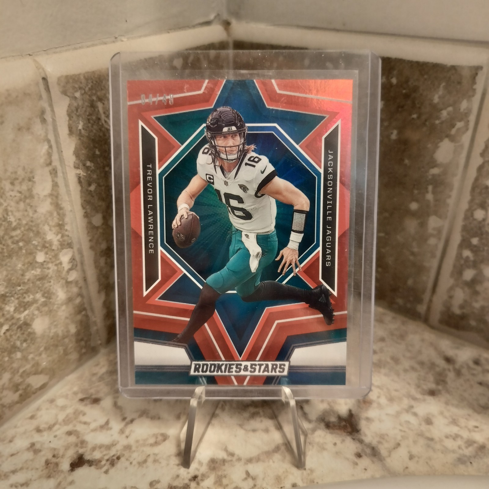 2023 Panini Rookies & Stars - Trevor Lawrence #46 Red & Blue /40