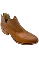 KORK-EASE Women's Skye Leather Ankle Bootie Brown