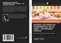 Rajdeep Singh | Reserva Un Derecho Fundamental En La India - Un Estudio CrÍTico