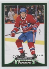 2022-23 Upper Deck Parkhurst Emerald Ice 6/10 Brendan Gallagher #93 0c3