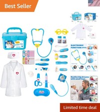 Doctor Kit for Toddlers 3 4 5 Old, Kids Doctor Play Set for Girls Boys Toy, ...
