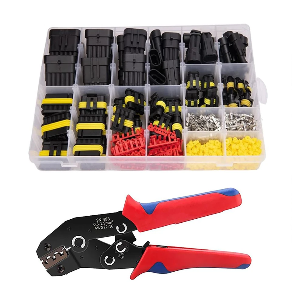 300V Automotive Waterproof, Dustproof Electrical Wire Connectors Plug Assembly - Image 4 of 4