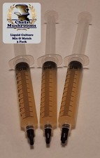 Mix & Match Liquid Culture - 12cc Syringes - 3 Pack - Chefs Mushrooms