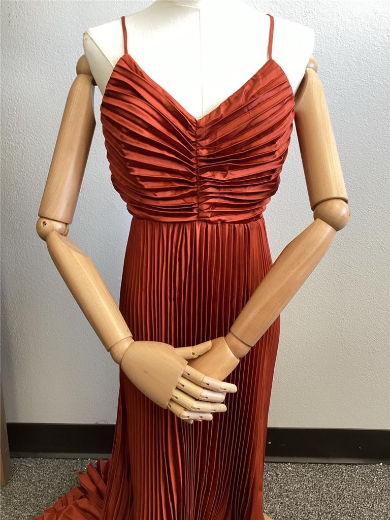 strapless open back dress Petal & Pup Women's Naira Pleated Maxi Dress main image 1