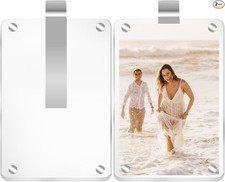 Car Sun Visor Photo Holder, 2 Pack Universal Magnetic Car Visor Clip, Personaliz