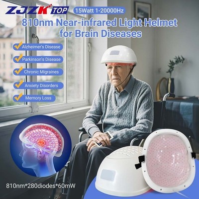 810nm Photobiomodulation Brain Helmet for Headache, Migraine & Insomnia Relief
