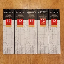 Arteza Premium Pencils #2 HB Wood Cased Pre-Sharpened Break-Resistant Core x 60