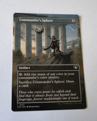 MtG Commander's Sphere (CMM-0655) Common Full Art English MINT