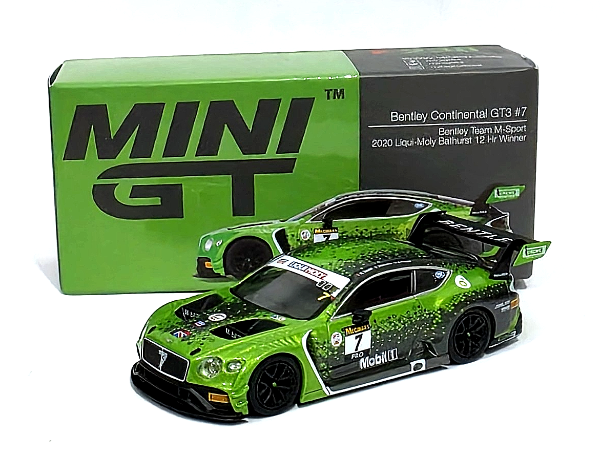 Mini GT ~#238 Bentley Continental GT3 #7 RHD | eBay