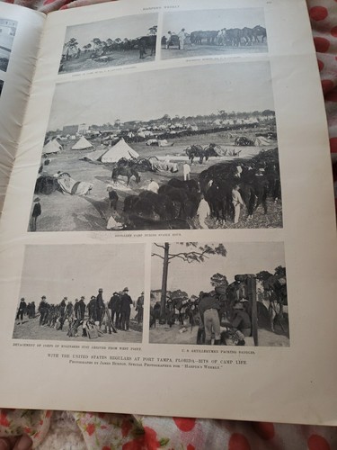 Harper's Weekly New York, Saturday May 21st 1898 - Picture 4 of 15