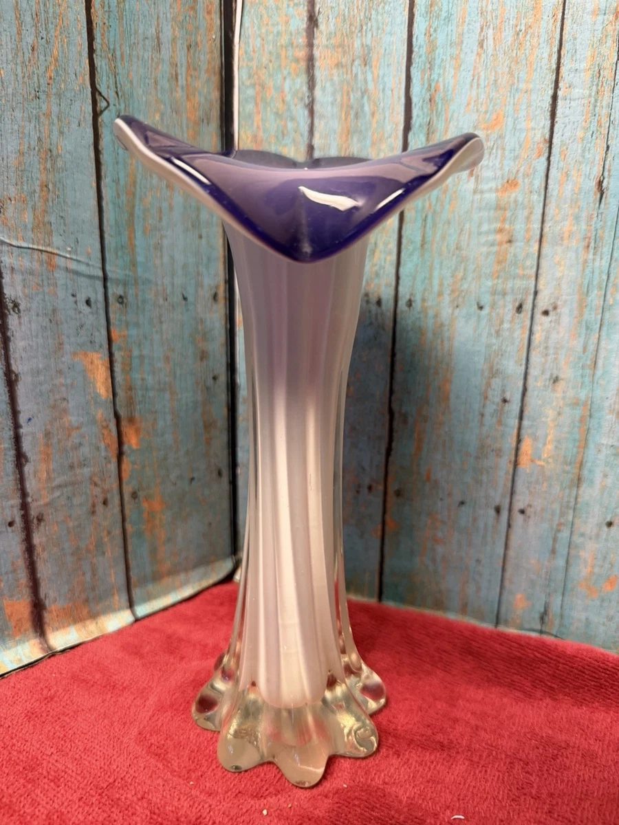 Jack In The Pulpit Vase In Fenton Art Glass for sale | eBay