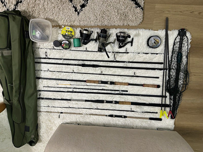 Ich bitte verschiedene Routen Spinning,karpfen,Wels mit rollen,Kescher,Tasche
