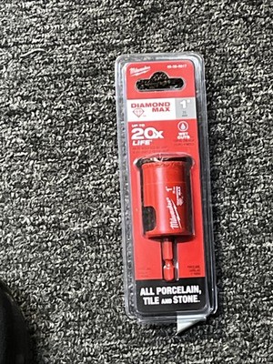 *NEW* Milwaukee 1 in. Diamond Max Hole Saw 49-56-0517