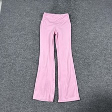Athleta Girl Pants Girls 12 Pink High Rise Flare Stretch Ankle Leggings