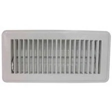 NEW MINTCRAFT 2483279 WHITE 4" X 10" METAL FLOOR AIR REGISTER SALE PRICE