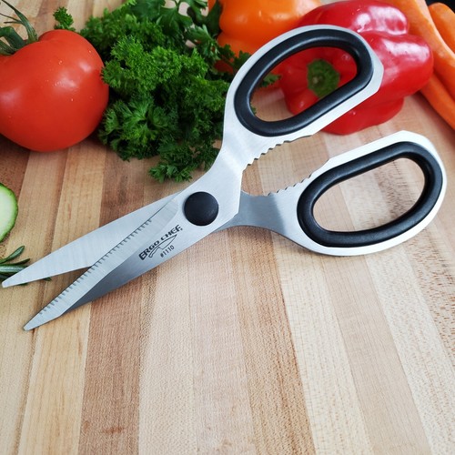 Ergo Chef Premium Heavy Duty Ultra Sharp Stainless-Steel Kitchen Scissors shears - Picture 10 of 10