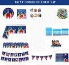 AMONG US 20 Guests Birthday Party Supplies Plates Napkins Banners Table Treat..  — photo 2