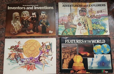 4x original & complete tea cards albums, people & the world themed. PG & Brooke