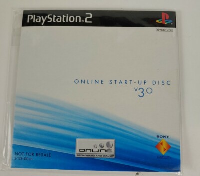 Online Start Up Disc v3.0 PS2 PlayStation 2 Sony game disc retro vintage CD orig