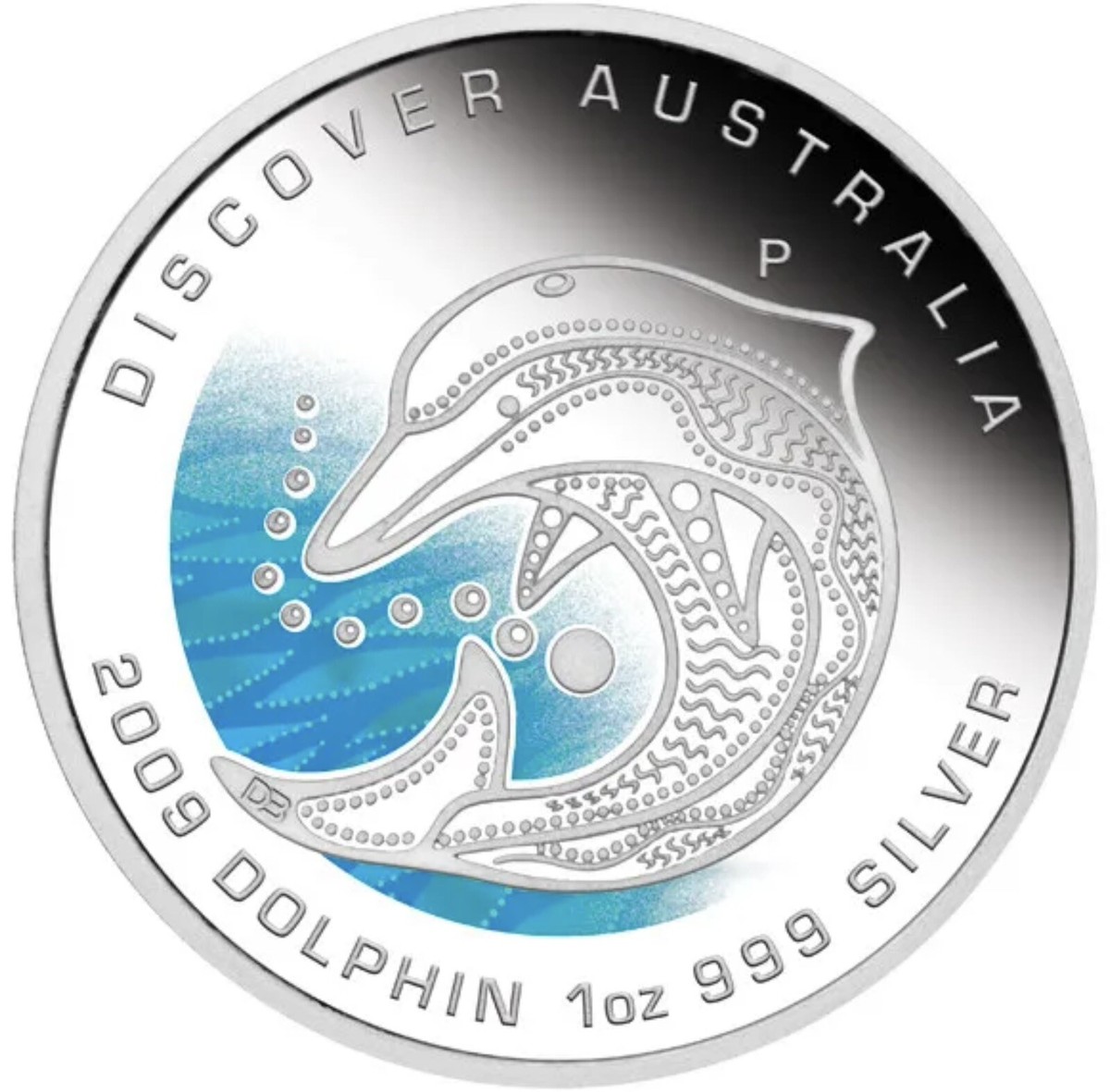 Discover Australia 2009 Dolphin The Dreaming $1 1Oz Pure SILVER Coin COA  UNC | eBay