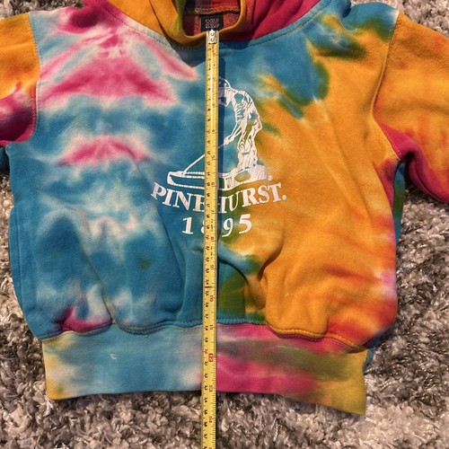 MV Sport Pinehurst Sweatshirt Hoodie Kids Small Multicolor Tie Dye - Picture 5 of 10