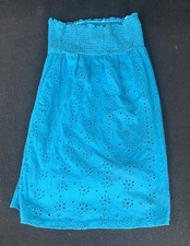 Justice Swim Black Lace Cover Up Dress sz 14 Girls Youth EUC.