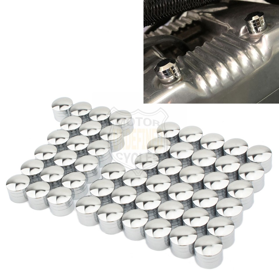 Engine Cap Motorcycle 52PCS Topper Engine Screws Caps Bolts Cover Kit For Indian Chieftain ...