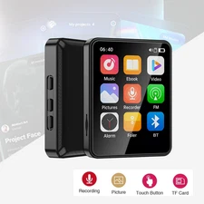 2.4" Full Touch Screen Bluetooth 5.3 MP3 MP4 Video Player FM HiFi Portable New