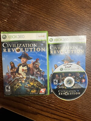 Sid Meier's Civilization Revolution (Xbox 360) Complete w/ Manual CIB