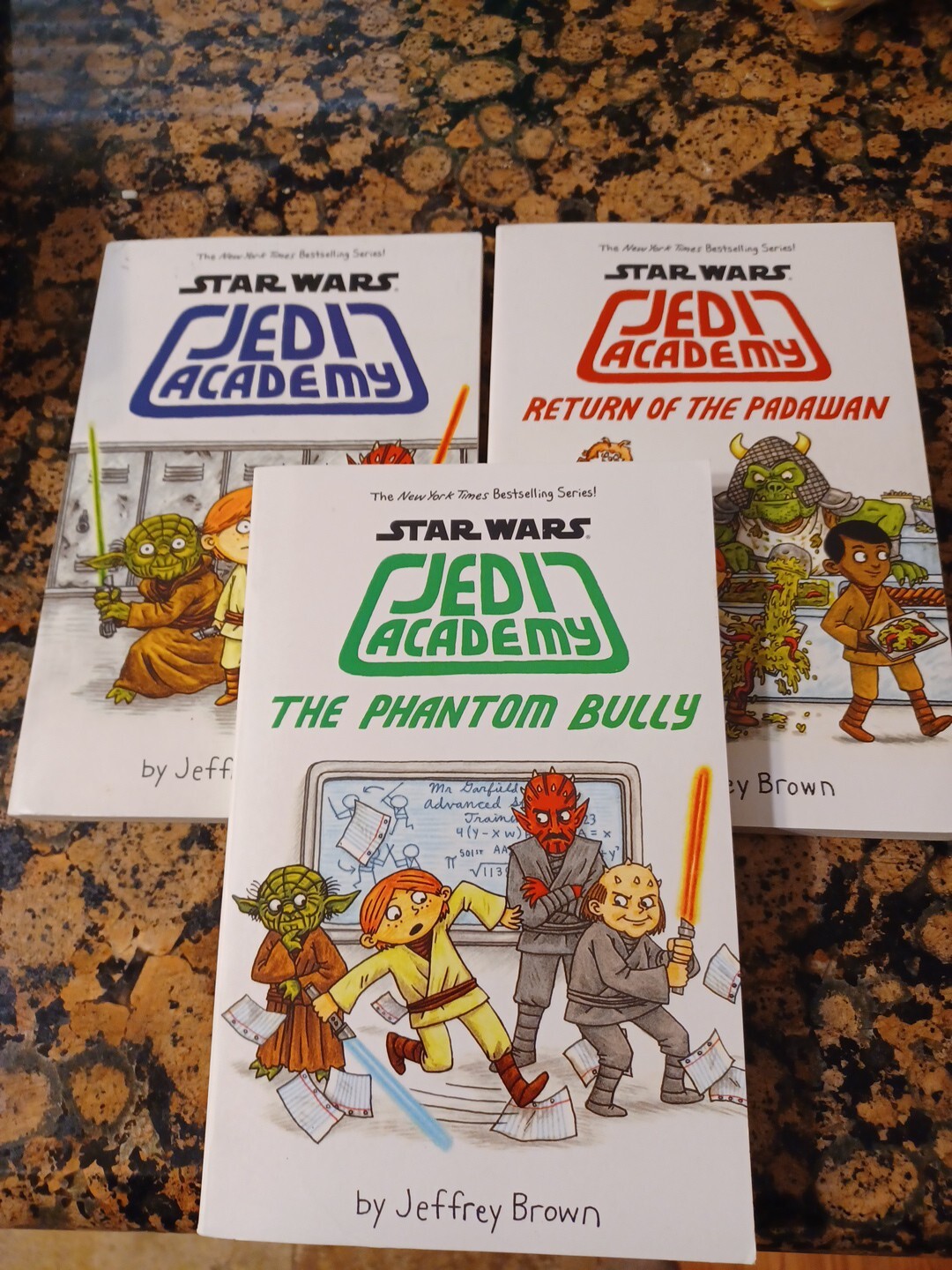 Star Wars Jedi Academy Books Lot 3 Jeffrey brown
