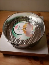 NIB MADE IN GERMANY FISKO SOLID 9"/24cm SPRING FORM CAKE PAN BAKEWARE 2.5" DEEP