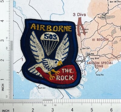 Patch , 503rd Airborne Infantry Regiment The Rock patch , patch , c5 ...
