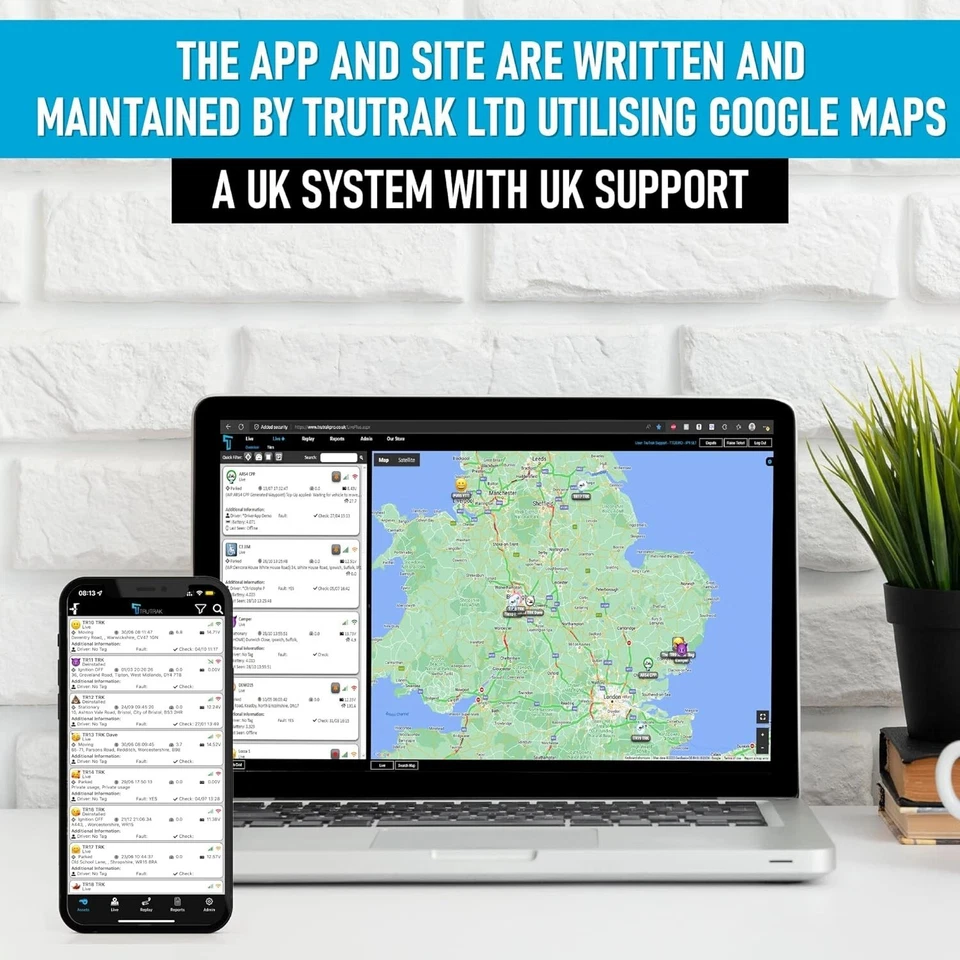 TruTrak GPS Tracker - Echtzeit Fahrzeug Van Motorrad Wohnwagen Auto Tracking PAYG - Bild 4 von 4
