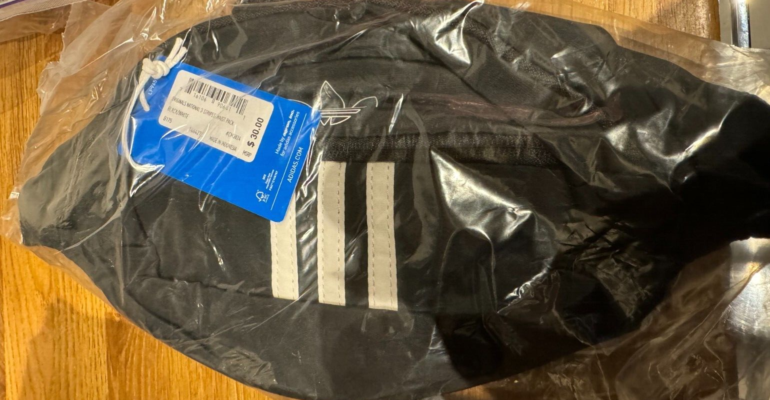 adidas Originals Unisex-Adult Originals National Waist Pack Technical - Black