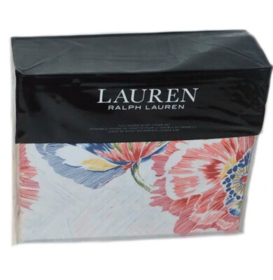 RALPH LAUREN Isadora Floral 3Pc FULL/ QUEEN DUVET W/2 STD Shams