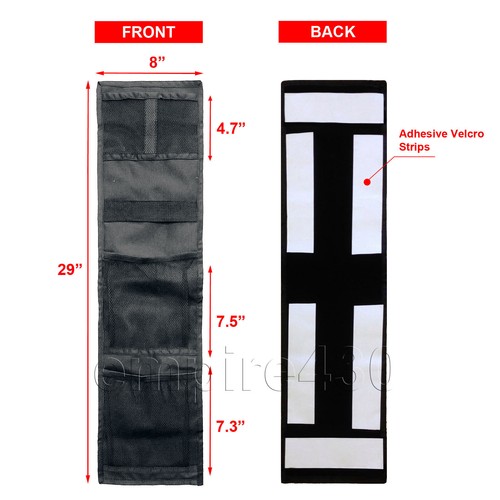 4 Taschen Pistole Safe Tür Panel Organizer Pistole Schusswaffe Kit Platzsparendes Zubehör - Bild 5 von 7