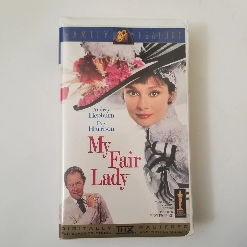 My Fair Lady 1996 VHS Tape Audrey Hepburn 1964 Musical Romance G - Image 2 of 4