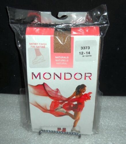 Mondor Naturals Footless Skating Tights #3373  Size Girls 12-14 - Picture 1 of 1