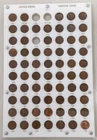 1909-1958 Lincoln Wheat Cent Almost Complete Set in Acrylic Holders Many Are UNC